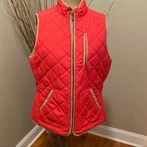 Lauren Ralph Lauren Reversible Vest Orange/Tan